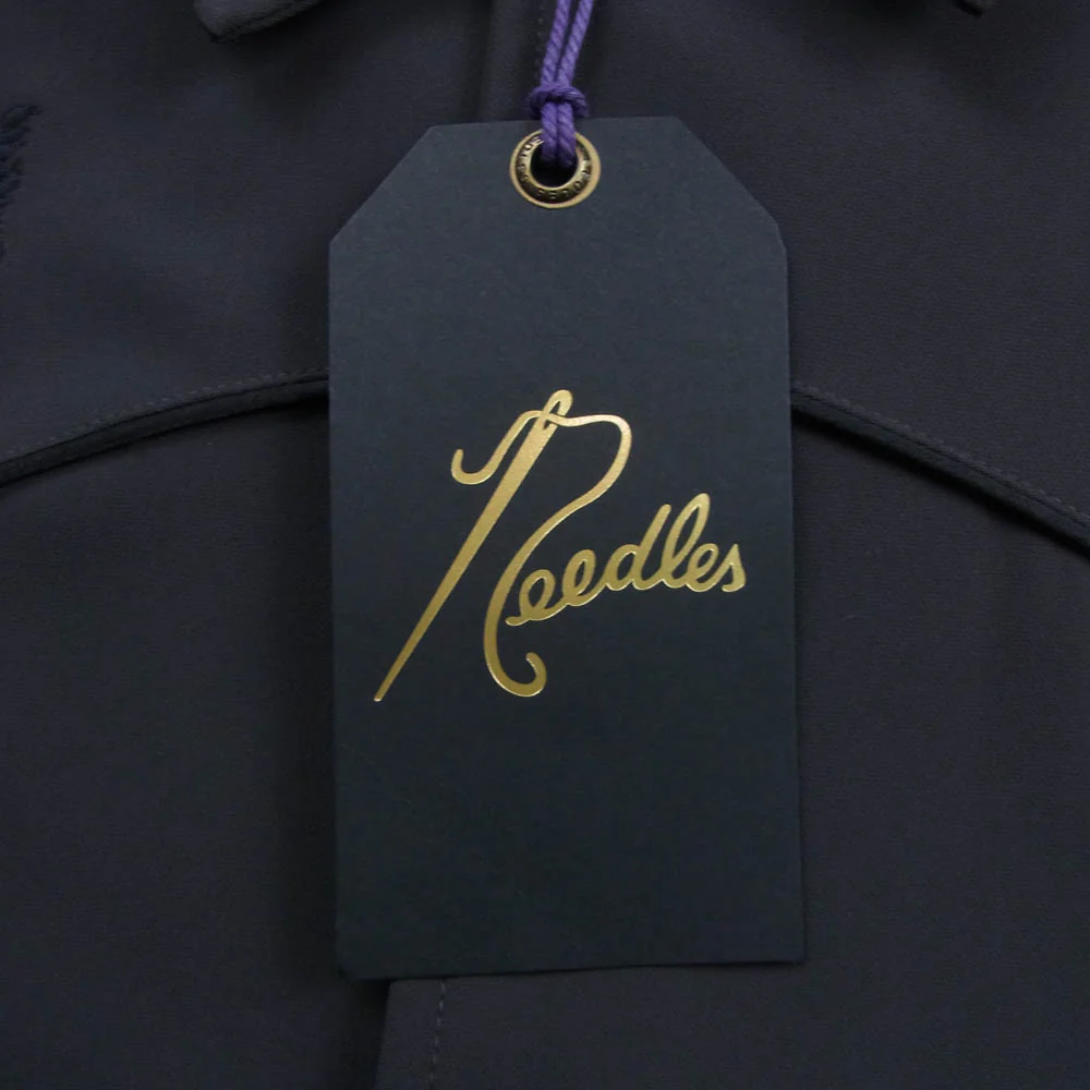 Needles ニードルス RW1595 別注 Piping Cowboy Jacket PE PU Double Cloth パイピング カウボーイ ダブルクロス トラックジャケット グレー系 M【極上美品】【中古】 - Image 6