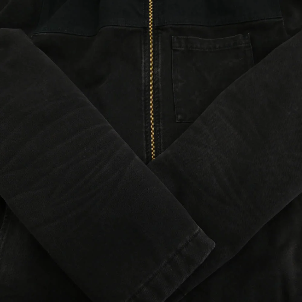 LOUIS VUITTON ルイ・ヴィトン 24SS HQA05W ファー フーデッド 中綿 ジップアップ モノグラムポケット ジャケット ブルゾン ブラック系 52【中古】 - Image 5