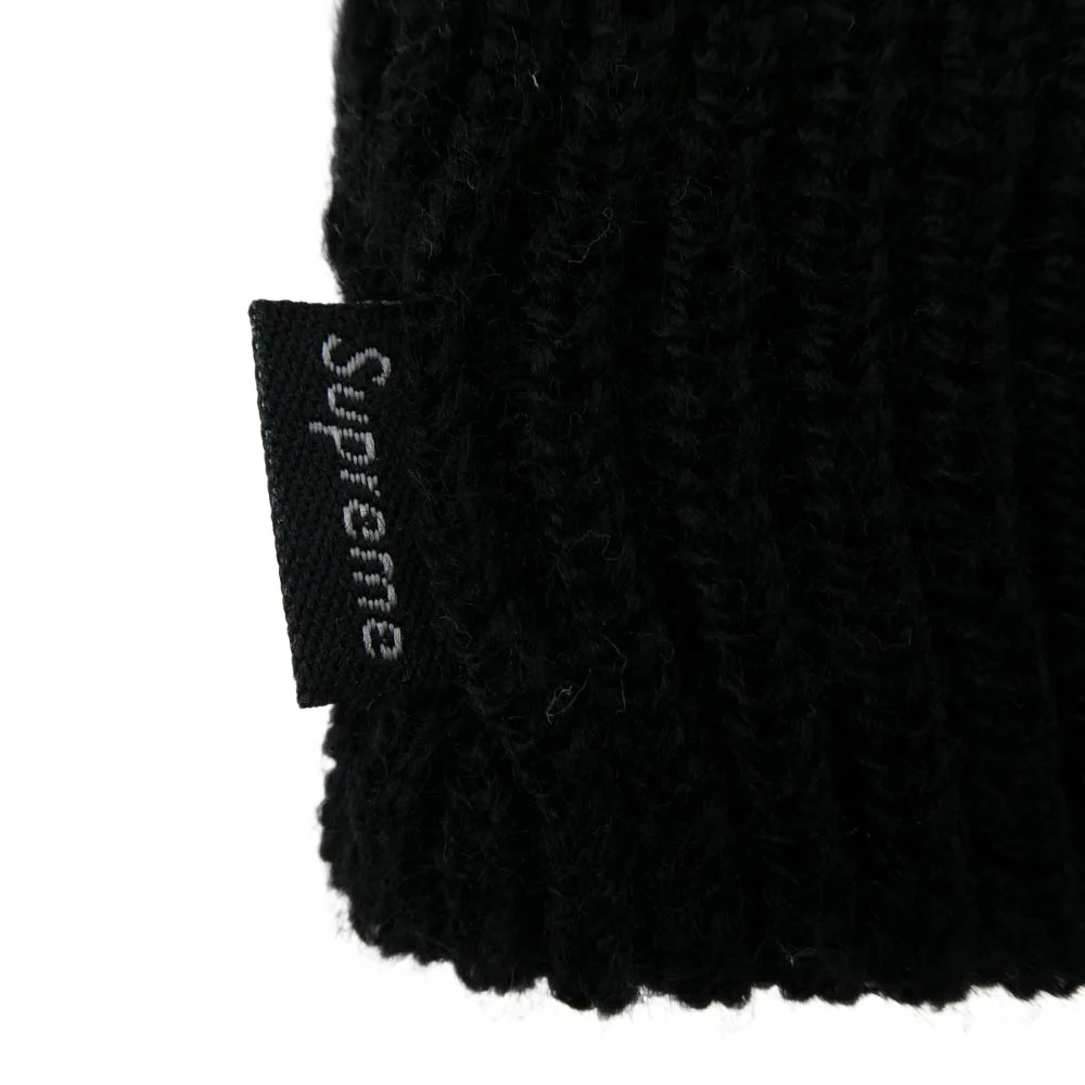 Supreme シュプリーム Basic Beanie ベーシック ビーニー ニット キャップ ブラック系【中古】 - Image 3