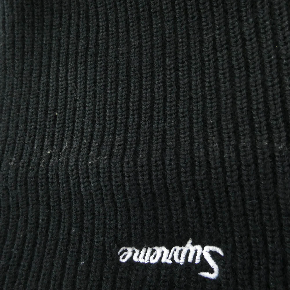 Supreme シュプリーム loose gauge beanie ルーズゲージ ビーニー ニット キャップ ワングラムタグ ブラック系【中古】 - Image 5