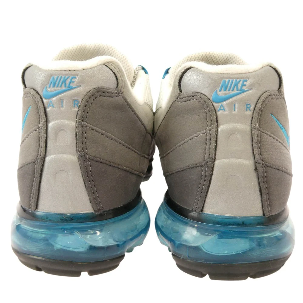 NIKE ナイキ AJ7292-002 AIR VAPORMAX 95 NEO TURQUOISE エアヴェイパーマックス95 ネオ ターコイズ スニーカー グレー系 ブルー系 28cm【中古】 - Image 3