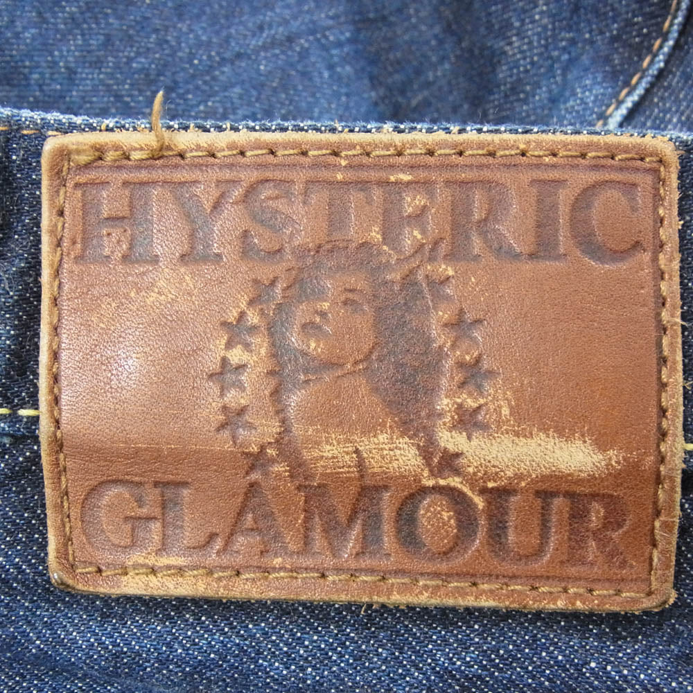 HYSTERIC GLAMOUR ヒステリックグラマー 0201AP10 スタッズ セルビッチ デニムパンツ インディゴブルー系 32【中古】 - Image 3