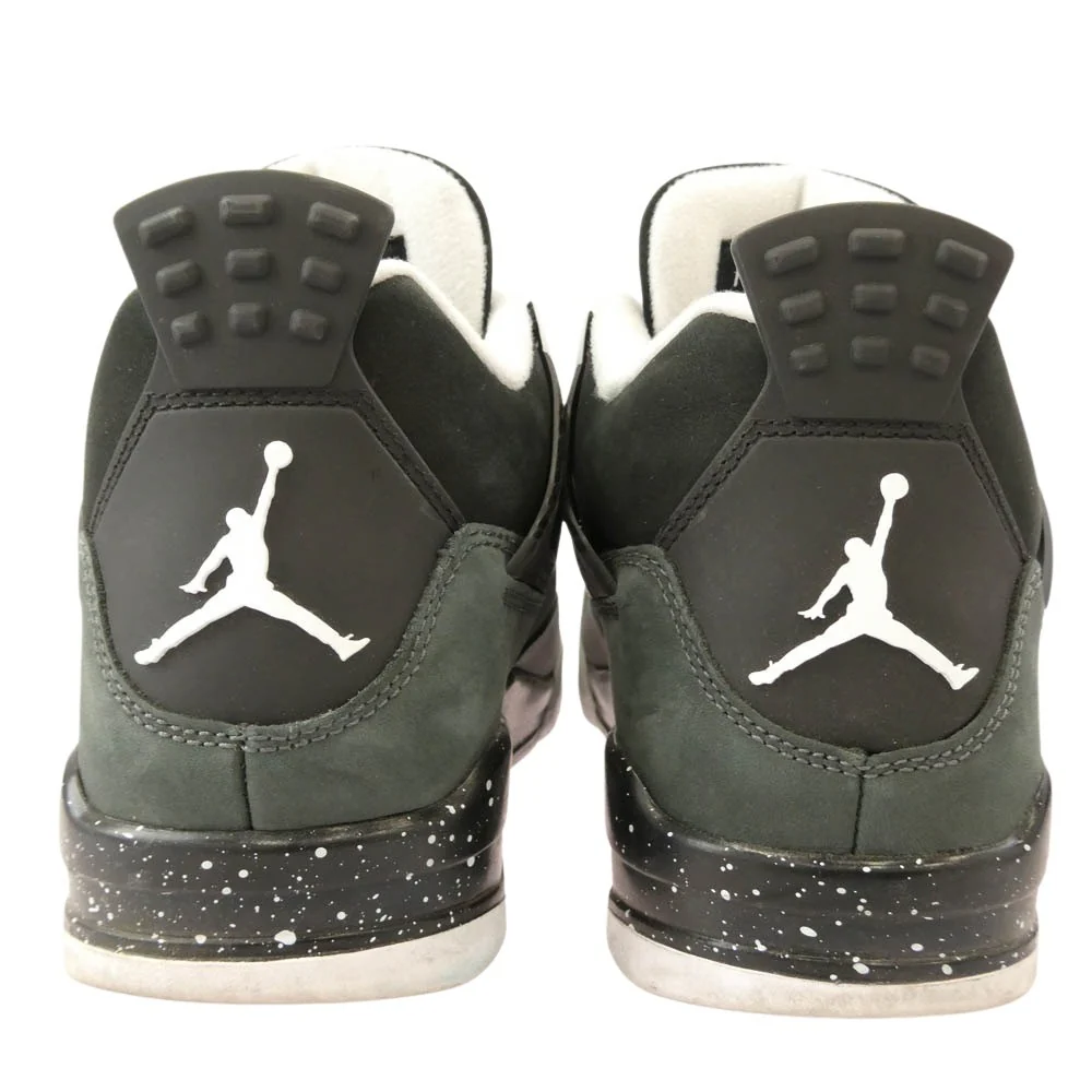NIKE AIR JORDAN ナイキ ジョーダン FQ8138-002 Air Jordan 4 Retro Fear AJ4 エアジョーダン レトロ スニーカー ブラック系 グレー系 26.5cm【中古】 - Image 3