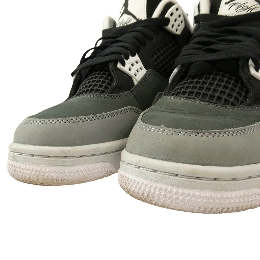 NIKE AIR JORDAN ナイキ ジョーダン FQ8138-002 Air Jordan 4 Retro Fear AJ4 エアジョーダン レトロ スニーカー ブラック系 グレー系 26.5cm【中古】 - Image 4