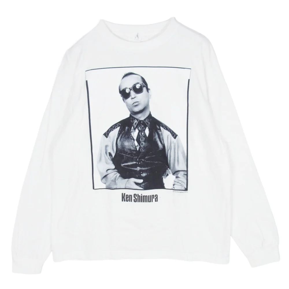 JOURNAL STANDARD ジャーナルスタンダード × Ken Shimura 志村けん 長袖 ロングスリーブ Tシャツ ホワイト系 M【中古】