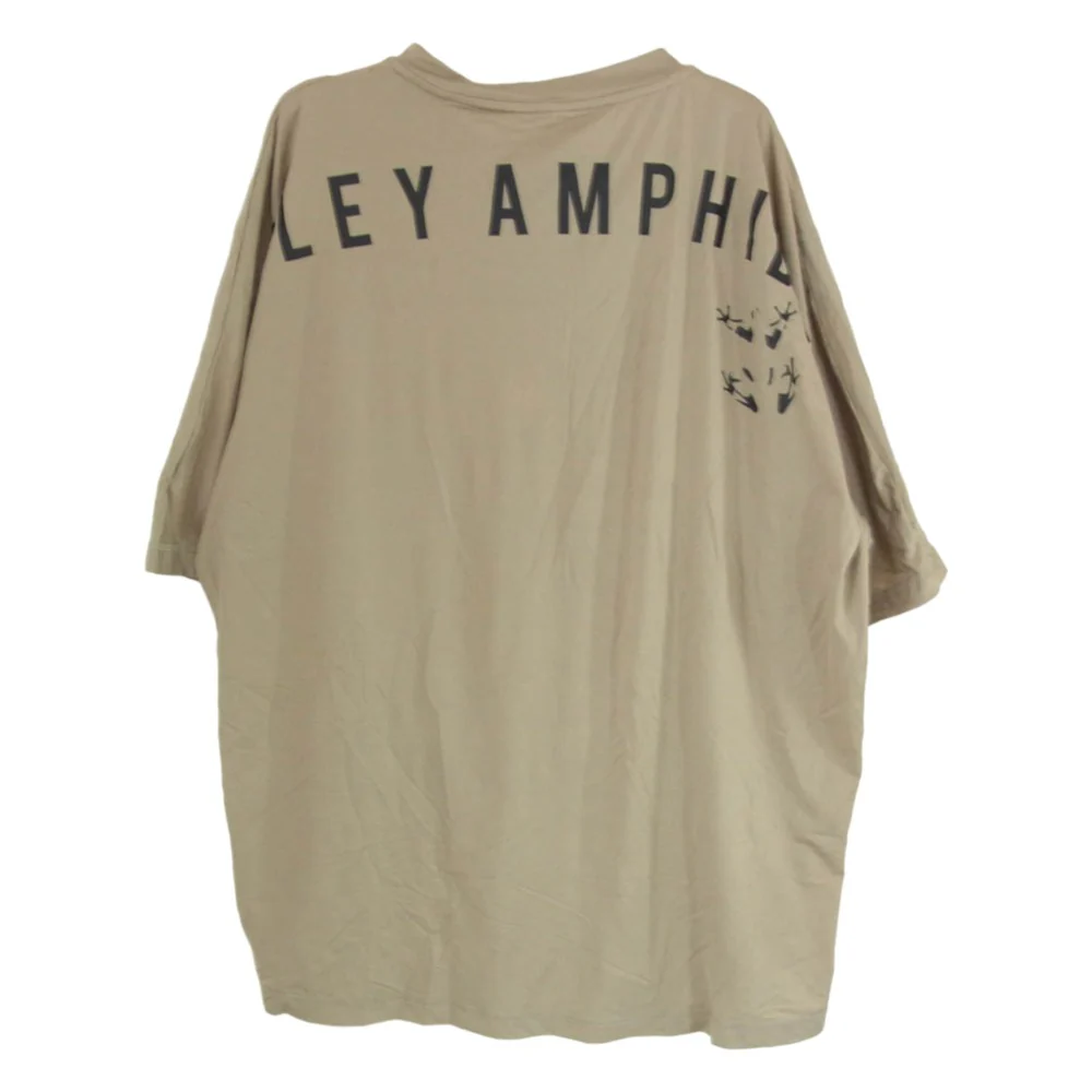 OAKLEY オークリー EN AMPHIBIAN SS T BACK FROG 1.0 ナイロン ポリウレタン ロゴ クルーネック Tシャツ カーキ系 XL【中古】 - Image 2