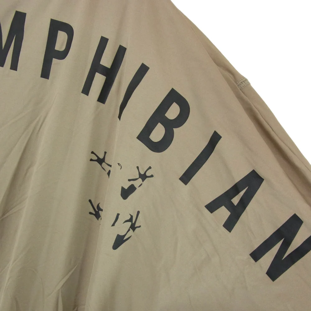 OAKLEY オークリー EN AMPHIBIAN SS T BACK FROG 1.0 ナイロン ポリウレタン ロゴ クルーネック Tシャツ カーキ系 XL【中古】 - Image 8