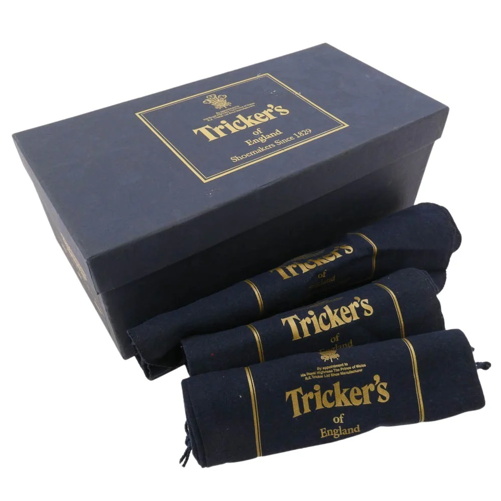 Tricker's トリッカーズ REGENT リージェント レザー 内羽根 ストレートチップ ビジネス ドレス シューズ ブラック系 6【中古】 - Image 8