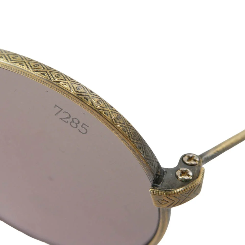 EYEVAN7285 アイヴァン7285 175 C.901 17th Antique Gold アンティーク ゴールド サングラス 眼鏡 アイウェア ゴールド系 フレーム:ゴールド系 43□28-147【中古】 - Image 7