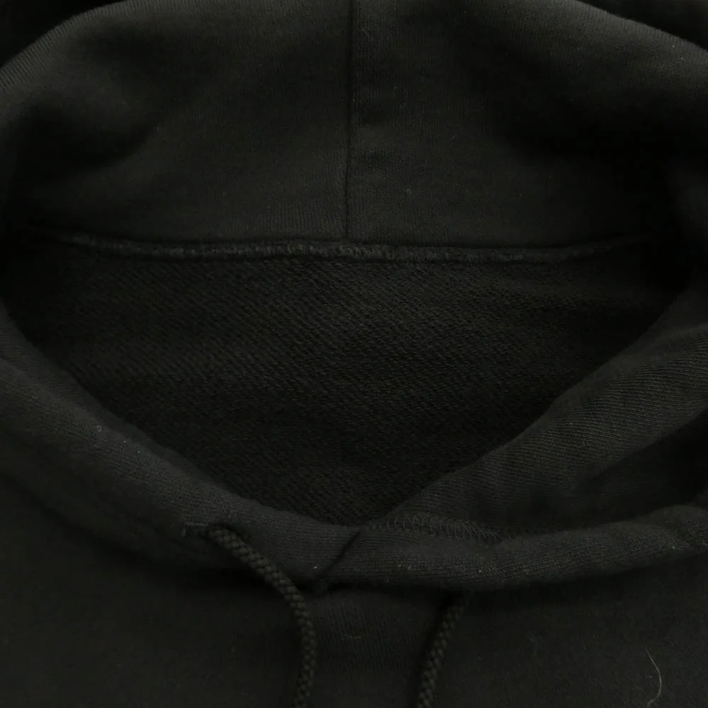 Yohji Yamamoto ヨウジヤマモト GroundY グラウンドワイ GJ-T52-071 LOGO FLEECE LINING HOODIE ロゴプルオーバーパーカー ブラック系 3【美品】【中古】 - Image 3