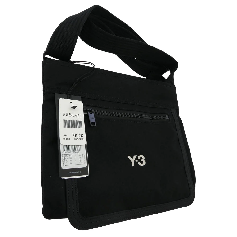 Y-3 Yohji Yamamoto ワイスリー ヨウジヤマモト IY4075 CL SACOCHE クラシック サコッシュ ショルダーバッグ ブラック系【新古品】【未使用】【中古】 - Image 4