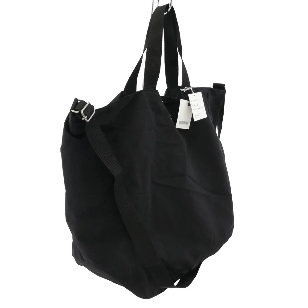 COMME des GARCONS HOMME コムデギャルソンオム 25SS HO-K292-051 綿ナイロングログラン 2WAY BAG ショルダー バッグ ブラック系【新古品】【未使用】【中古】 - Image 3