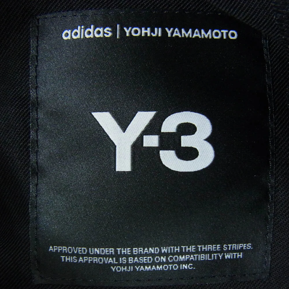 Y-3 Yohji Yamamoto ワイスリー ヨウジヤマモト 25SS JN7035 M SP UNI 3S PNT サイドボタン 3ストライプ ワイドパンツ ブラック系 S【新古品】【未使用】【中古】 - Image 3