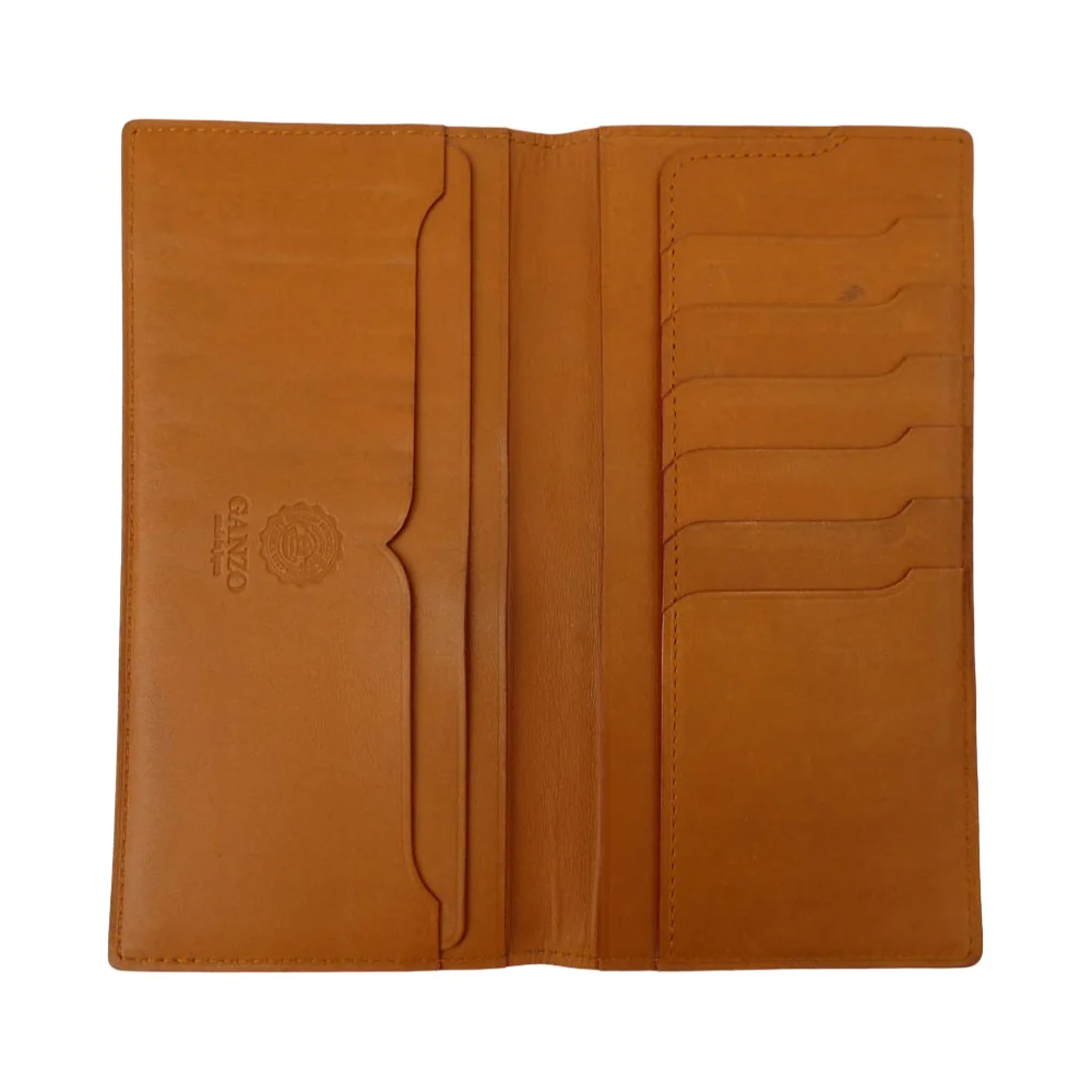 GANZO ガンゾ 57787-56 コードバン レザー 札入れ 長財布 ブラウン系【中古】 - Image 4