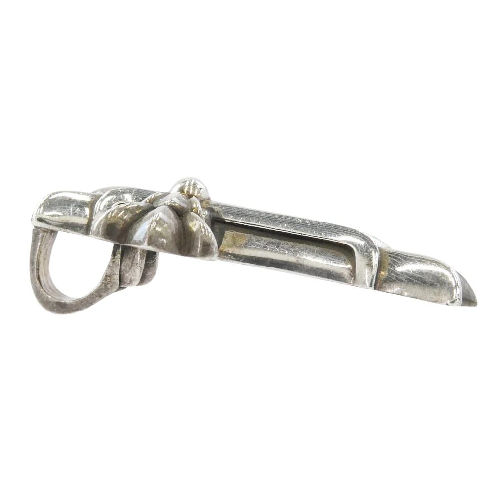 CHROME HEARTS クロムハーツ（原本無） DBL CH CRS SML スモール ダブルCHクロス ペンダントトップ シルバー系【中古】 - Image 3