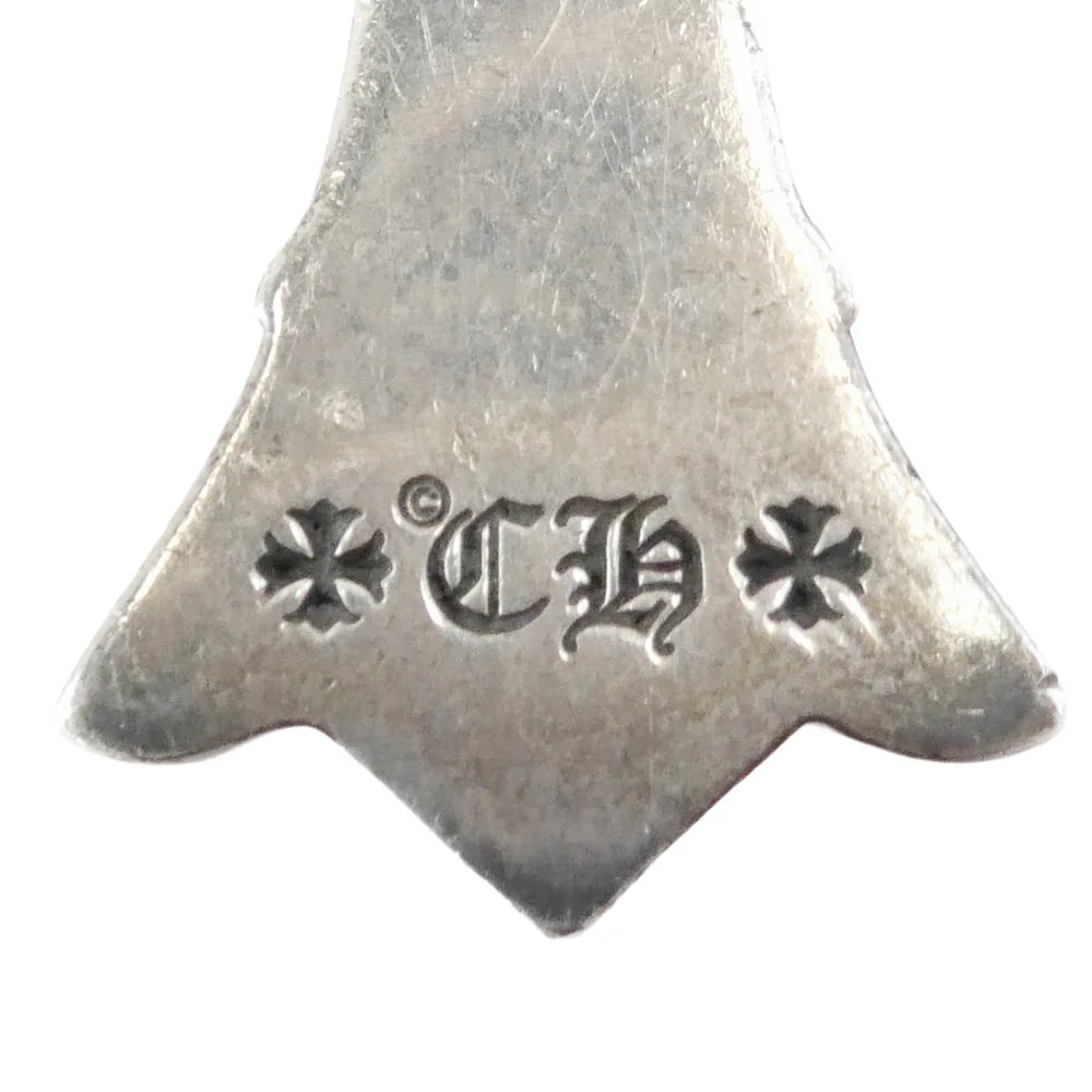 CHROME HEARTS クロムハーツ（原本無） DBL CH CRS SML スモール ダブルCHクロス ペンダントトップ シルバー系【中古】 - Image 5