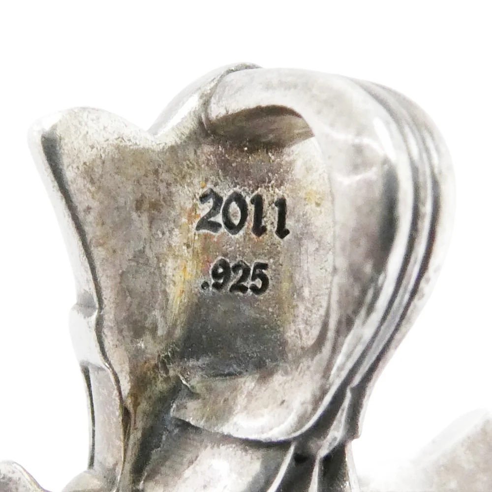 CHROME HEARTS クロムハーツ（原本無） DBL CH CRS SML スモール ダブルCHクロス ペンダントトップ シルバー系【中古】 - Image 6