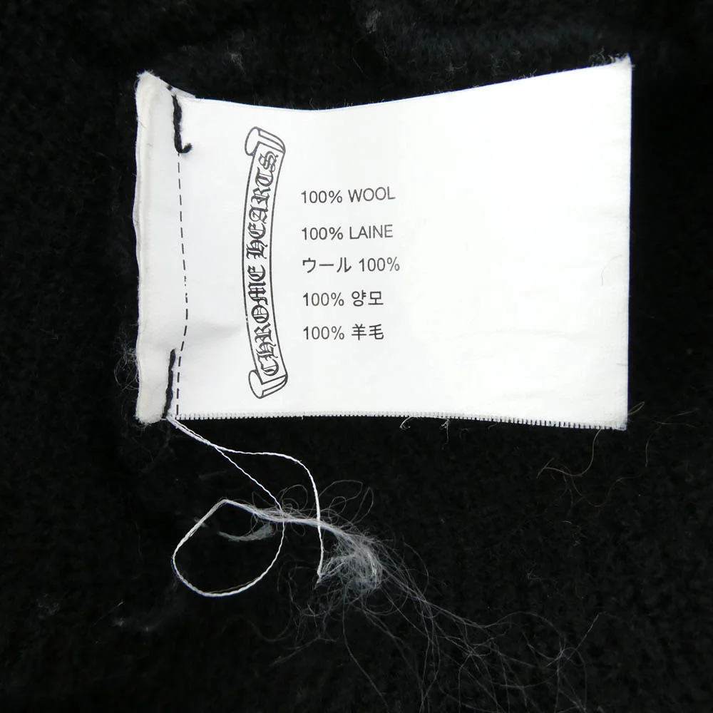 CHROME HEARTS クロムハーツ（原本無） WOOL WATCH CAP CHプラス刺繍 ウール ビーニー ニットキャップ ブラック系【中古】 - Image 3