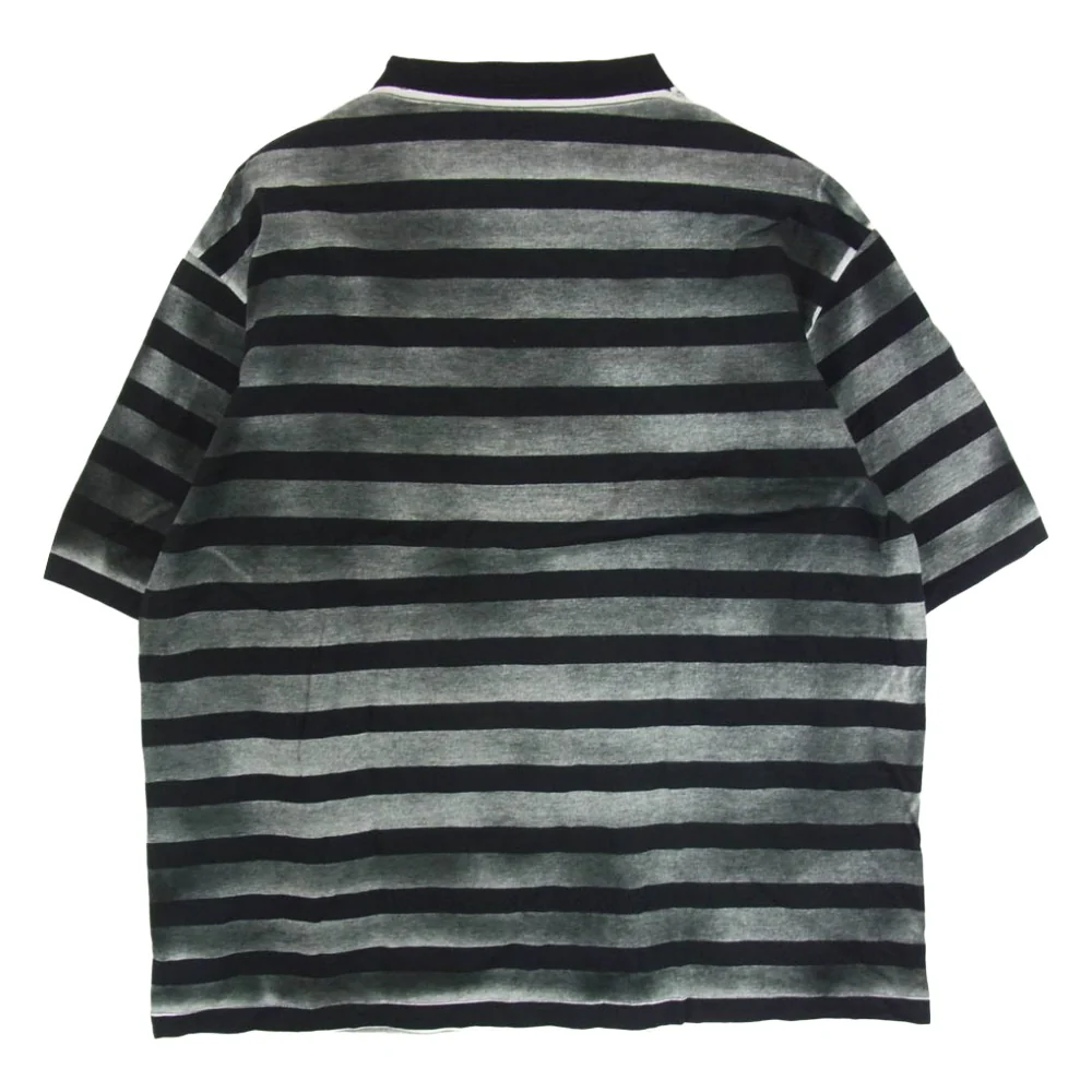 MINEDENIM マインデニム 25SS 2503-4001-98-L2 Seepage Border Crewneck 半袖 Tシャツ ブラック系 L【中古】 - Image 2