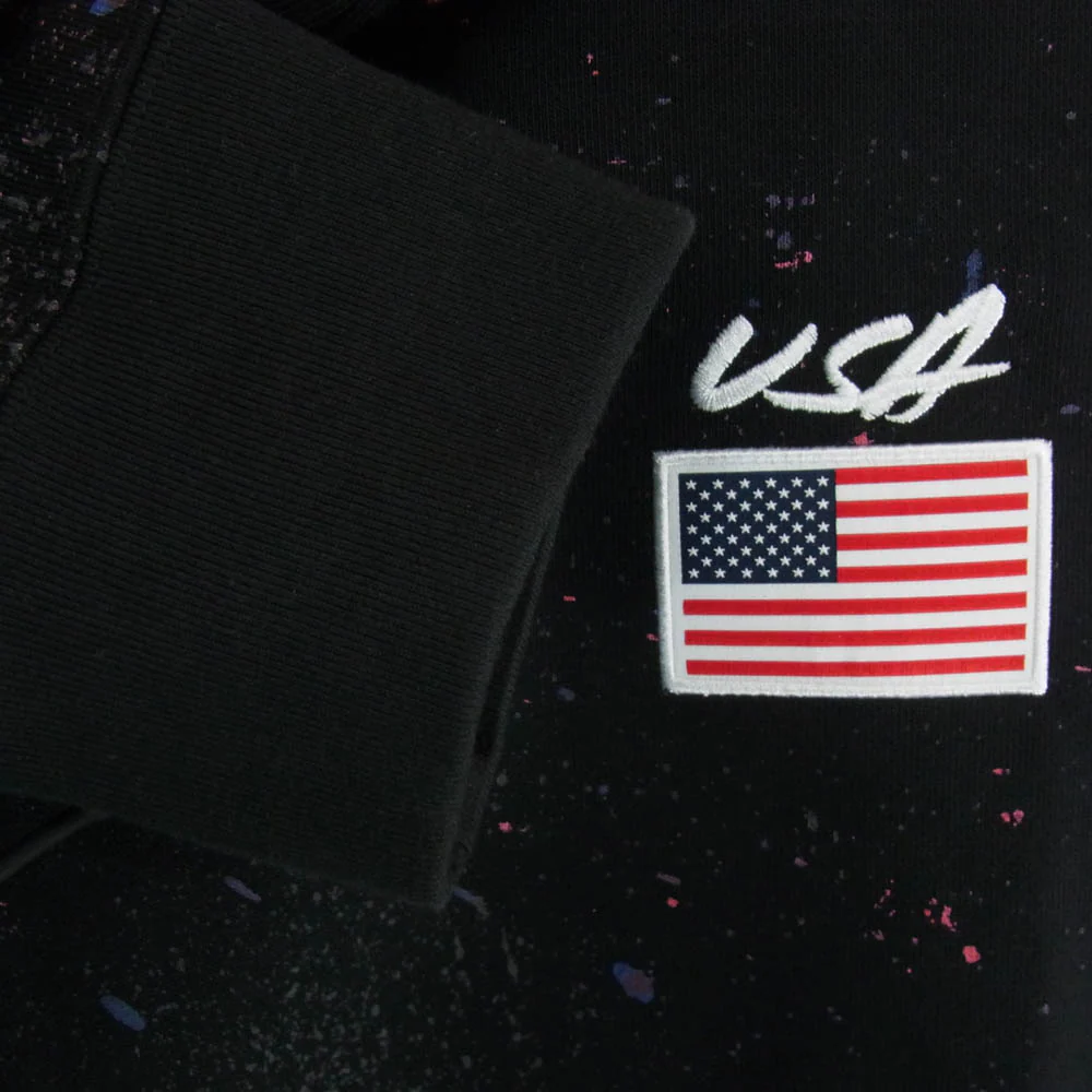 NIKE ナイキ USA M NK SOLO FLC PO HD OLYB BLACK WHITE フーディー パーカー ブラック系 XL【中古】 - Image 4