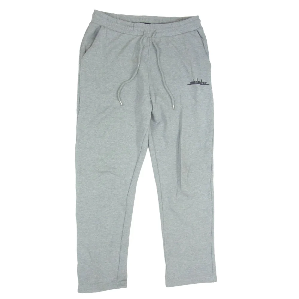 MINDSEEKER マインドシーカー ロゴプリント スウェット パンツ グレー系 L【中古】