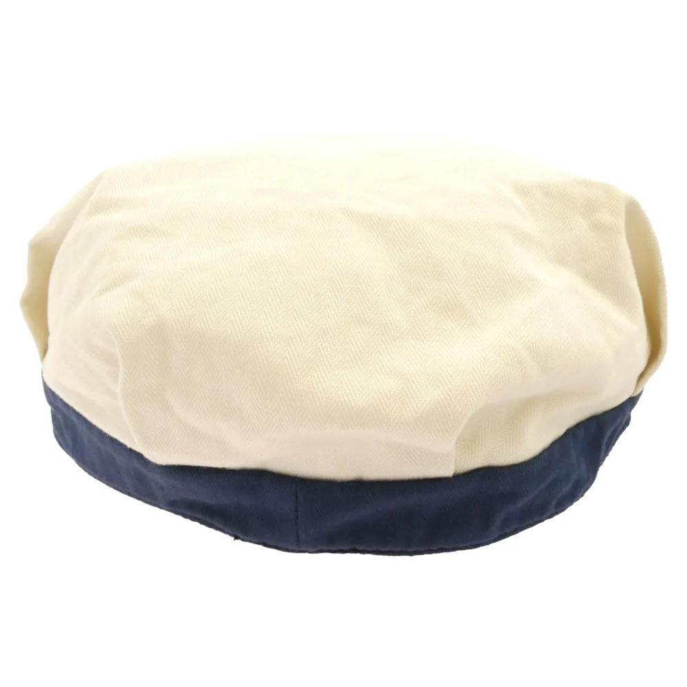 The REAL McCOY'S ザリアルマッコイズ 8HU WORK CAP ワーク キャップ 帽子 ホワイト系 ネイビー系 7 3/4【中古】 - Image 3
