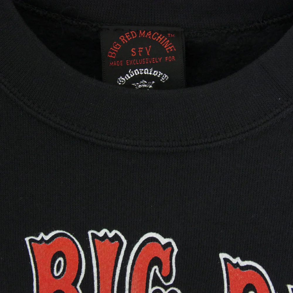 GABOR ガボール Gaboratory international ガボラトリー インターナショナル BIG RED MACHINE BIKERS クルーネック スウェット ブラック系 M【中古】 - Image 3