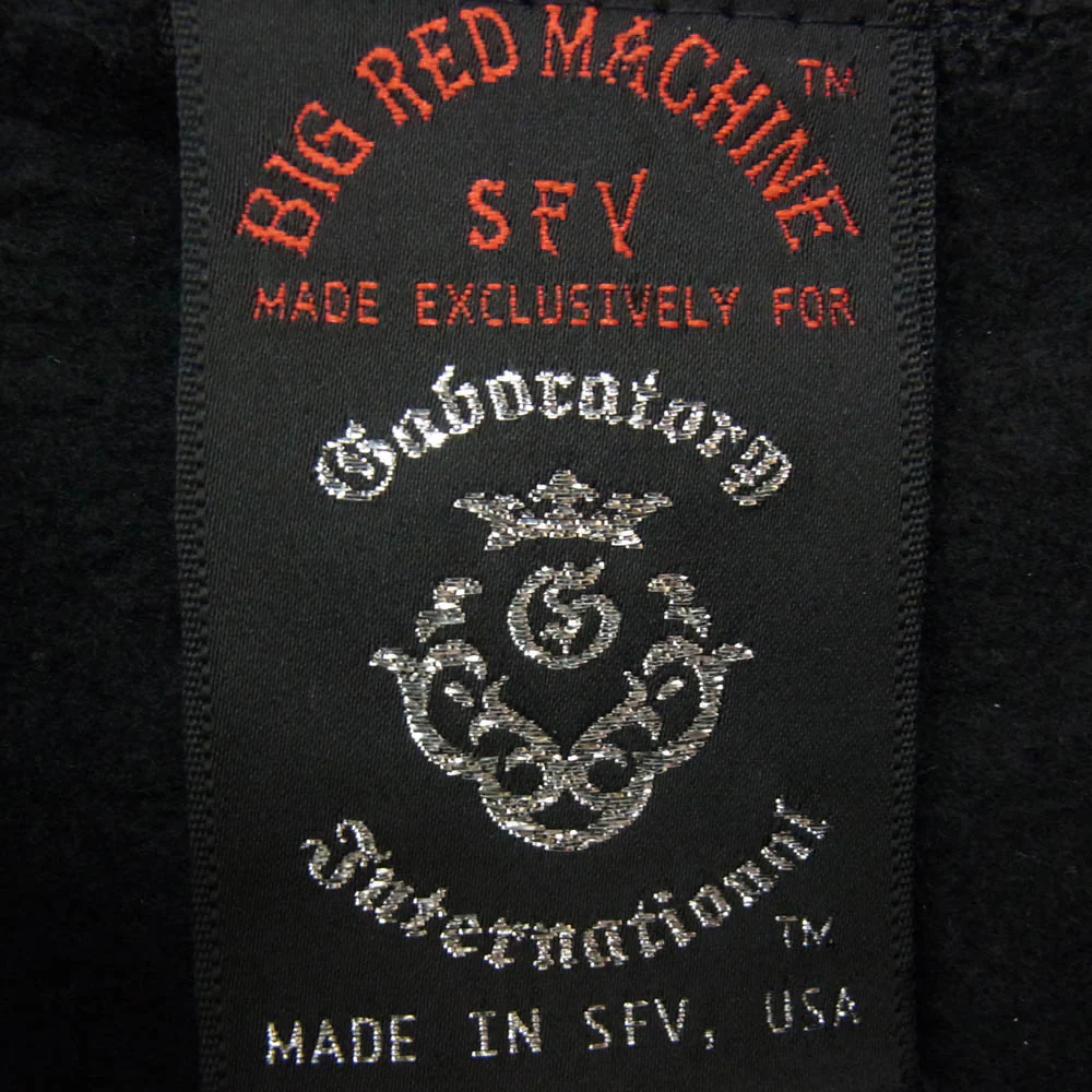GABOR ガボール Gaboratory international ガボラトリー インターナショナル BIG RED MACHINE BIKERS クルーネック スウェット ブラック系 M【中古】 - Image 5