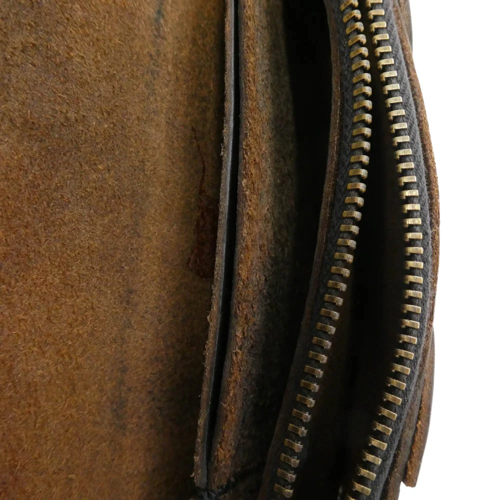 LARRY SMITH ラリースミス TRUCKERS WALLET トラッカーズ レザーウォレット 長財布 ダークブラウン系【中古】 - Image 5