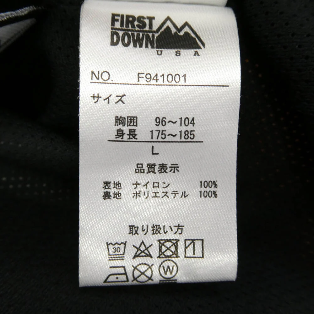 FIRST DOWN ファーストダウン F941001 ナイロン マウンテン パーカー ジャケット マルチカラー系 L【中古】 - Image 6