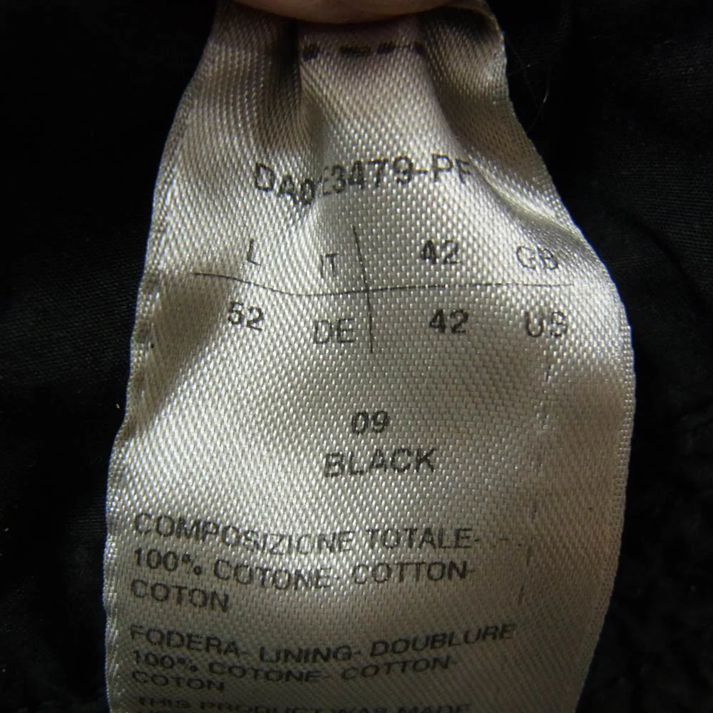 Rick Owens リックオウエンス 25SS DA01E3479-PF DRKSHDW ダークシャドウ GILLIGAN コーティング バケットハット 帽子 ブラック系 L【中古】 - Image 6