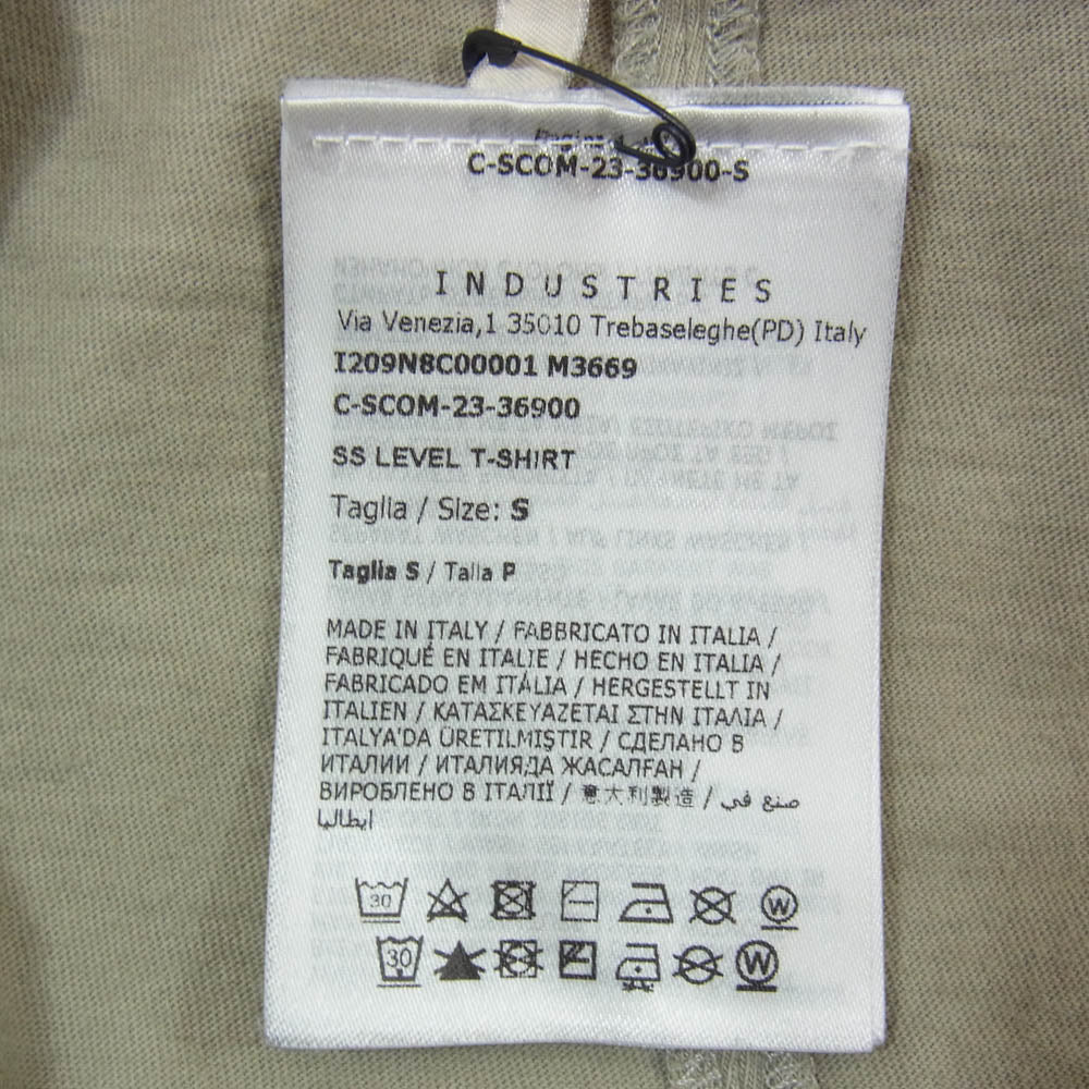 Rick Owens リックオウエンス I209N8C00001 SS LEVEL T-SHIRT モンクレール プリント 半袖 レベル Tシャツ カーキ系 M【中古】 - Image 6