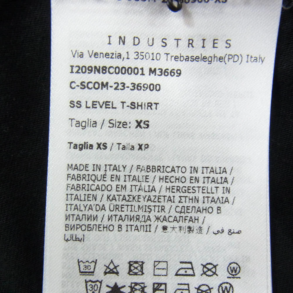 Rick Owens リックオウエンス I209N8C00001 SS LEVEL T-SHIRT モンクレール プリント 半袖 レベル Tシャツ ブラック系 S【中古】 - Image 7