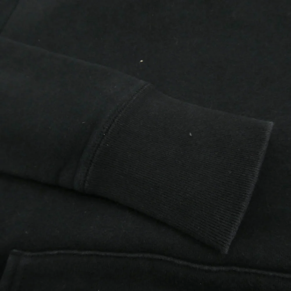 WHITE MOUNTAINEERING ホワイトマウンテニアリング ×Loop WHEELER ループ ウィラー logo printed HOODIE ロゴプリント フーディ パーカー ブラック系 M【中古】 - Image 4