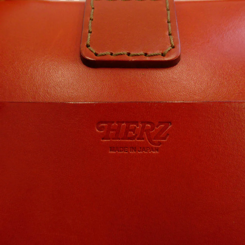 HERZ ヘルツ CW-106 ミニ ドクターバッグ 2WAY ハンドバッグ ショルダーバッグ レッド系【中古】 - Image 8