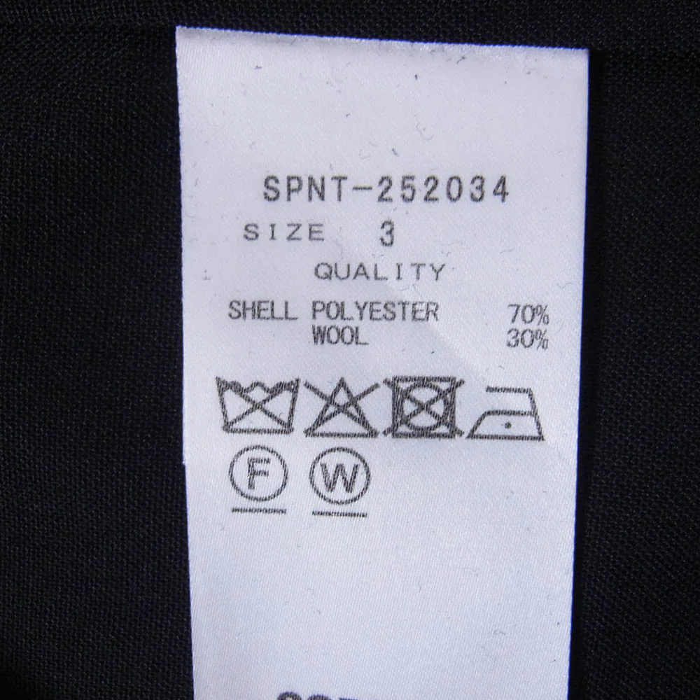 SOPHNET. ソフネット 25AW SPNT-252034 HIGH-TWIST POPLIN JACKET ポプリン テーラード ジャケット サイズ3 ブラック系 3【新古品】【未使用】【中古】 - Image 6