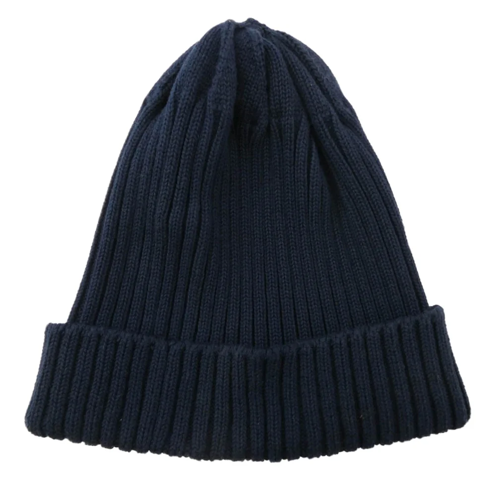 GOODENOUGH グッドイナフ GE-138022 RIBBING BEANIE リブ ビーニー ニットキャップ ネイビー系【中古】 - Image 2