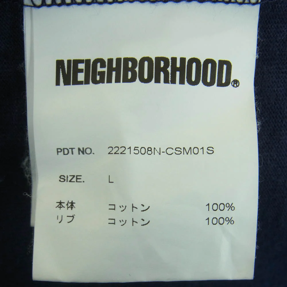 NEIGHBORHOOD ネイバーフッド 2221508N-CSM01S Pendleton LS Crewneck Pocket T-Shirt ペンドルトン クルーネック 長袖 Tシャツ ダークネイビー系 L【中古】 - Image 6