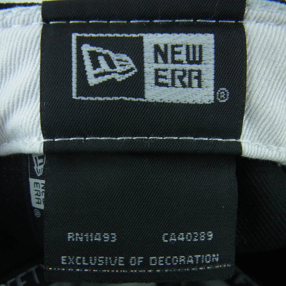 SAINT MICHAEL セントマイケル 24SS New Era ロゴ刺繍 ベースボール キャップ 帽子 中国製 ブラック系【中古】 - Image 5