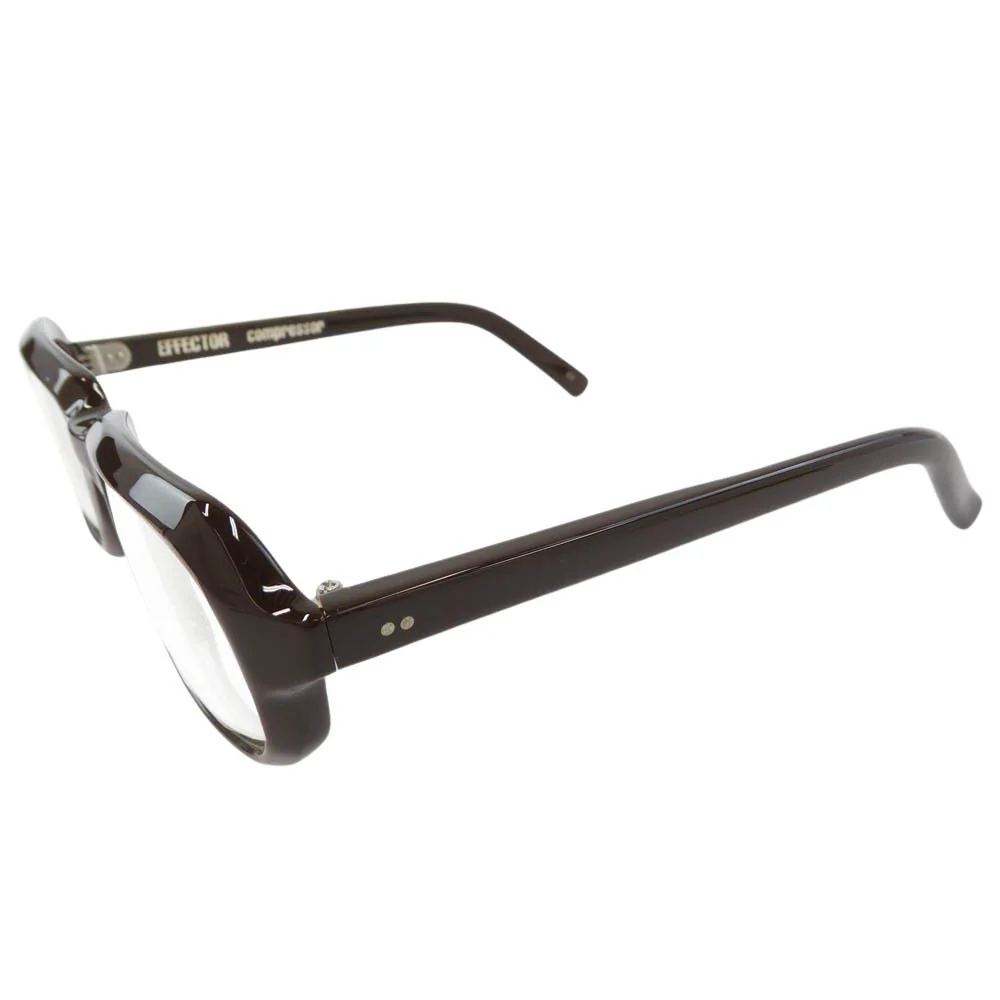 EFFECTOR エフェクター compressor コンプレッサー アイウェア 眼鏡 メガネ フレーム:ブラウン系【中古】 - Image 2