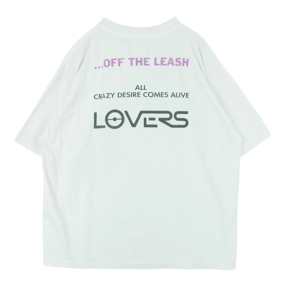 SAINT MICHAEL セントマイケル SM-HR1-0000-C79 SRYM_SS TEE/LOVERS 空山基 プリント 半袖 Tシャツ オフホワイト系 XL【中古】 - Image 2