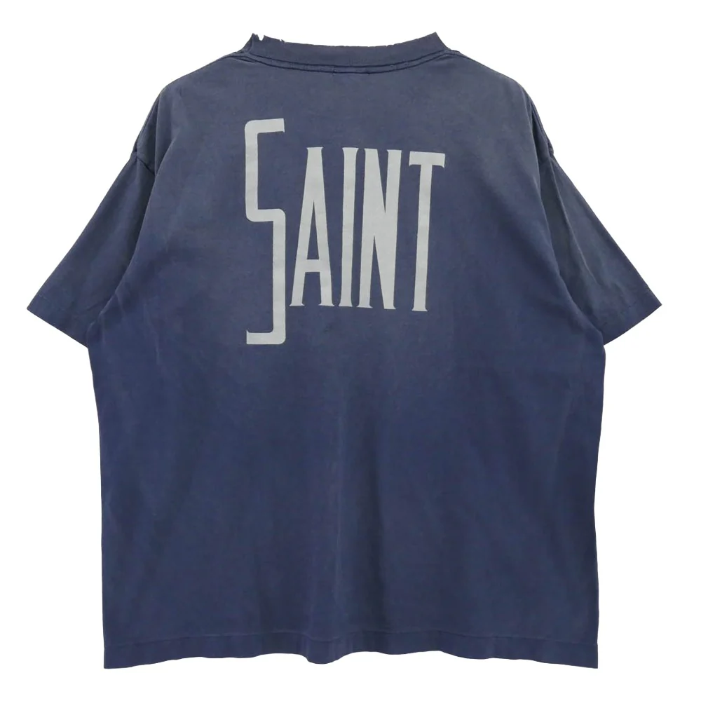 SAINT MICHAEL セントマイケル 25SS SM-HR8-0000-C65 × Disney FANTASIA SS TEE ディズニー ムービープリント 半袖 Tシャツ ネイビー系 マルチカラー系 XL【中古】 - Image 2
