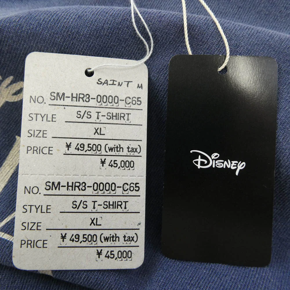 SAINT MICHAEL セントマイケル 25SS SM-HR8-0000-C65 × Disney FANTASIA SS TEE ディズニー ムービープリント 半袖 Tシャツ ネイビー系 マルチカラー系 XL【中古】 - Image 5