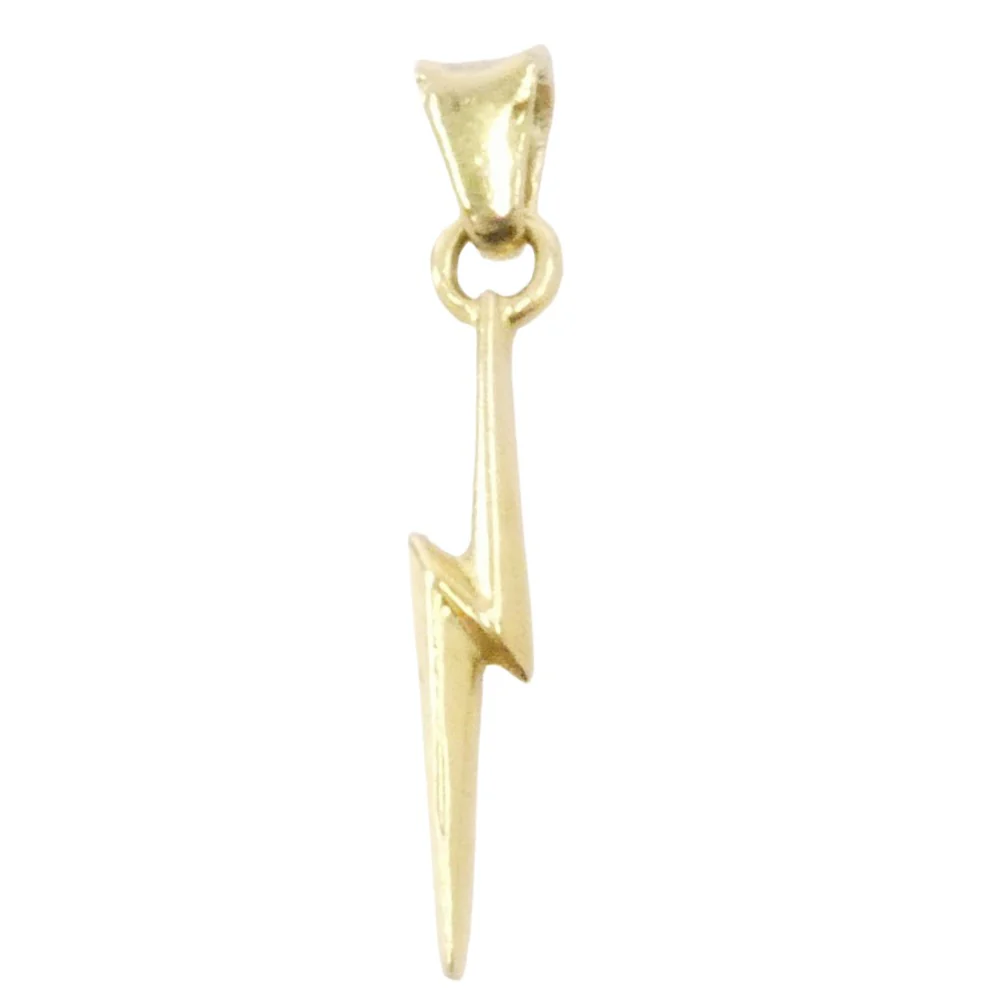 TRAVIS WALKER トラヴィスワーカー 販売証明書付属 BOLT CHARM 18K GOLD サンダーチャーム ゴールド系【中古】