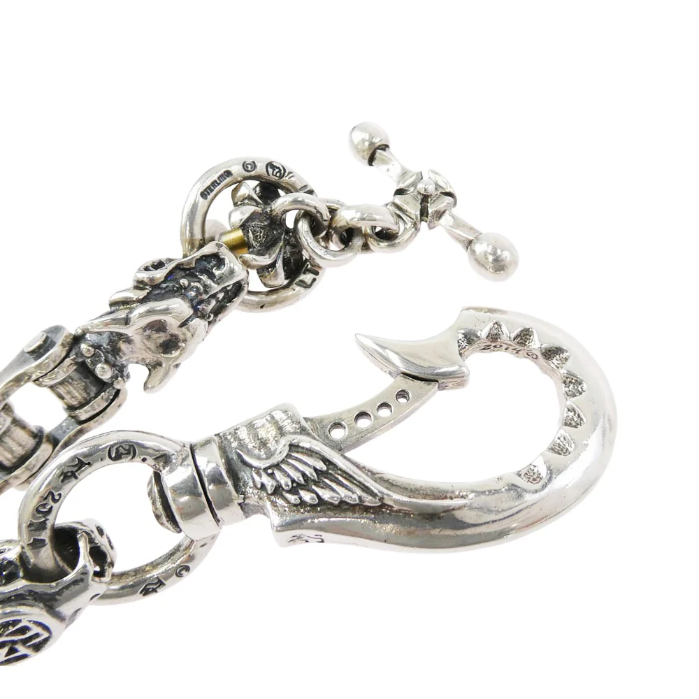 TRAVIS WALKER トラヴィスワーカー 販売証明書付属 Drive wallet chain Tバー付きドライブチェーン ウォレットチェーン シルバー系【中古】 - Image 3