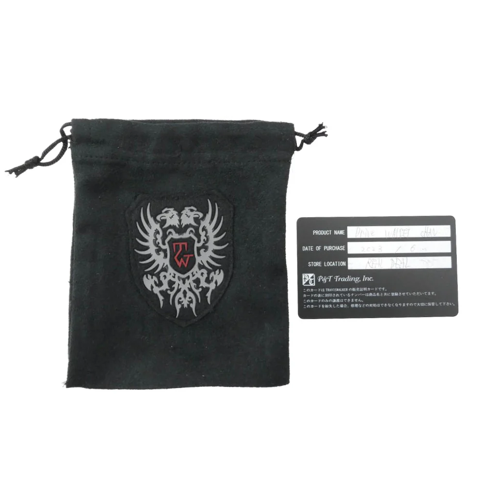 TRAVIS WALKER トラヴィスワーカー 販売証明書付属 Drive wallet chain Tバー付きドライブチェーン ウォレットチェーン シルバー系【中古】 - Image 9