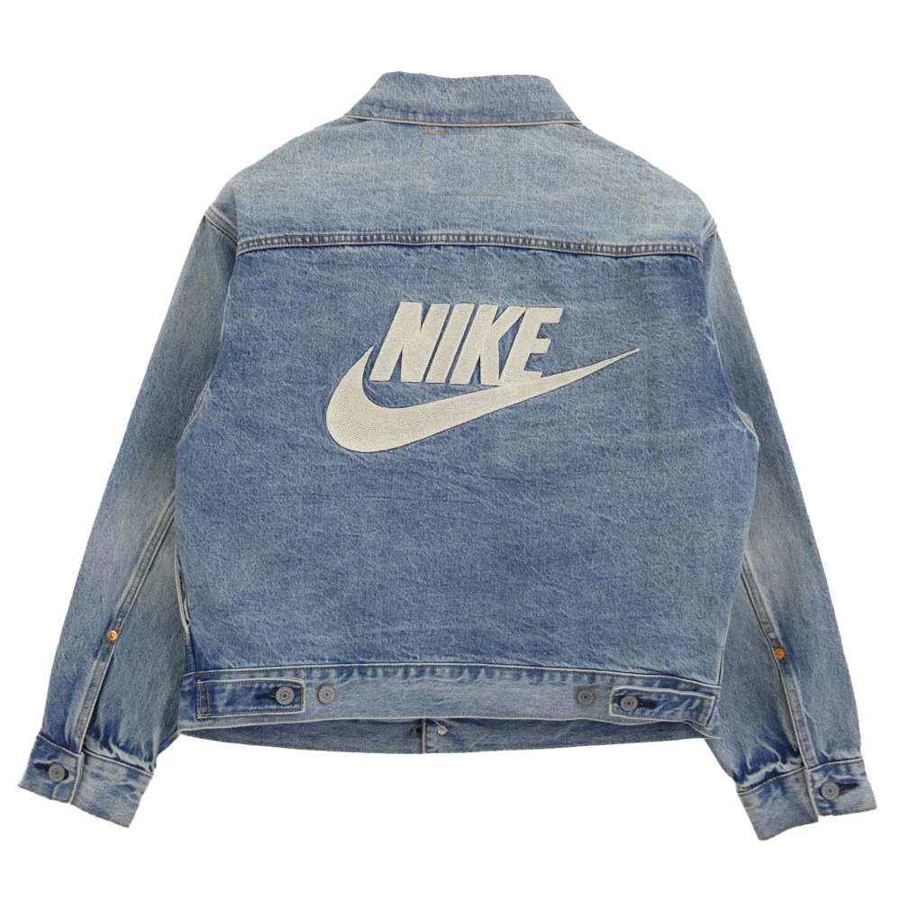 NIKE ナイキ 25SS 002TM0000 Denim Trucker Jacket デニム トラッカー ジャケット Gジャン インディゴブルー系 LEVI'S/S JAPAN/M【極上美品】【中古】 - Image 2