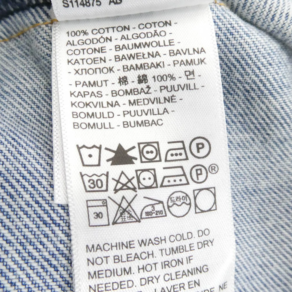 NIKE ナイキ 25SS 002TM0000 Denim Trucker Jacket デニム トラッカー ジャケット Gジャン インディゴブルー系 LEVI'S/S JAPAN/M【極上美品】【中古】 - Image 6