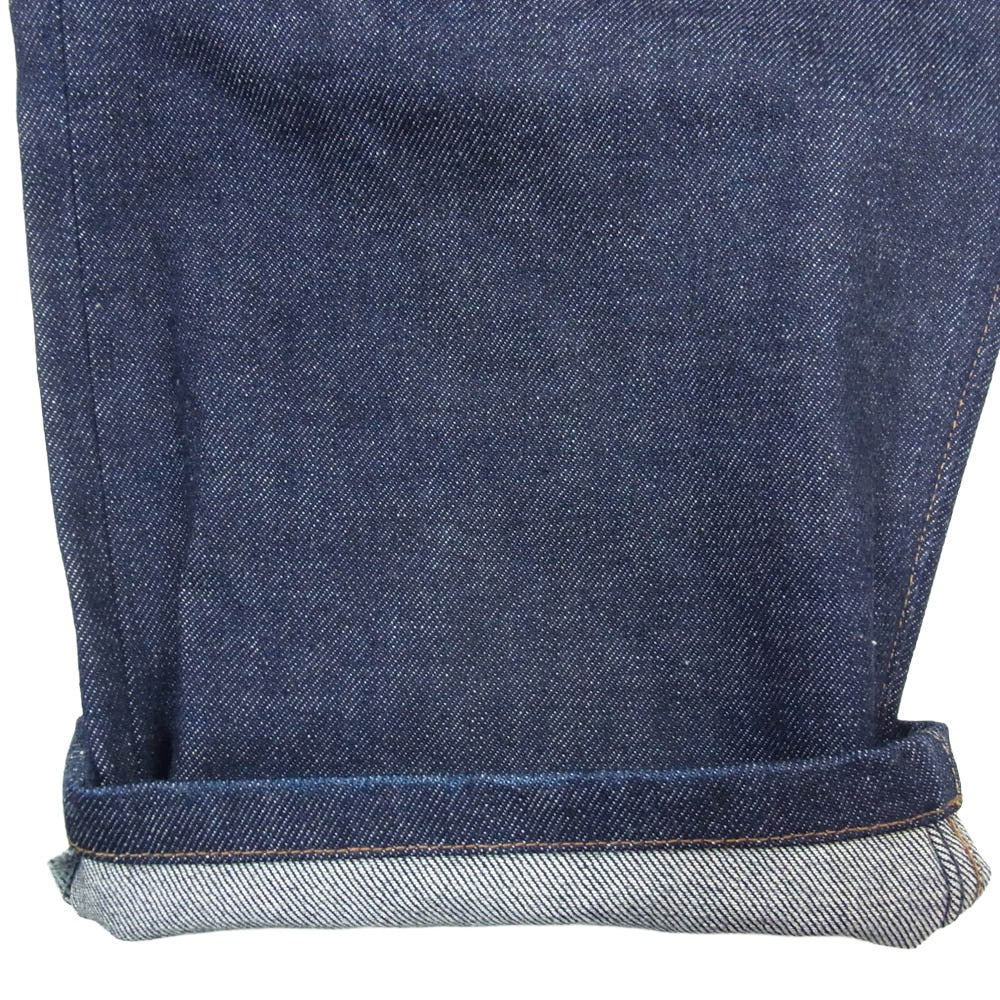 A.P.C. アーペーセー JEAN FAIRFAX ワイドテーパード ボタンフライ ストレート デニム パンツ ジーンズ インディゴブルー系 34【中古】 - Image 5