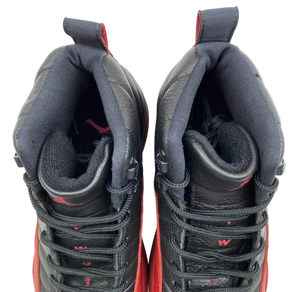 NIKE ナイキ 130690-061 【観賞用】 90s 97年製 Nike Air Jordan 12 OG Flu Game エアジョーダン12 OG フル ゲーム ハイカットスニーカー ブラック系 ホワイト系 27.5cm【中古】 - Image 5